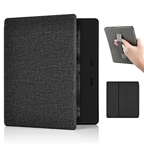 Zcooooool Fabric Case for 7" Kindle Oasis (10th & 9th Gen) with Hand Strap & Auto Sleep/Wake | Lightweight & Anti-Slip thumbnail 1