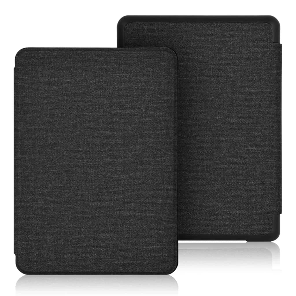Zcooooool Fabric Case for 7" Kindle Oasis (10th & 9th Gen) with Hand Strap & Auto Sleep/Wake | Lightweight & Anti-Slip — black / Paperwhite (10th - 2018 )