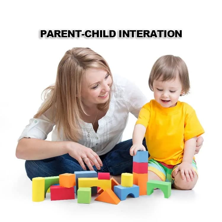 Pairez Toys Foam Building Blocks for Toddlers 2-4, 81PCS Soft Blocks Toy | ASTM-Tested Educational Toy thumbnail 10