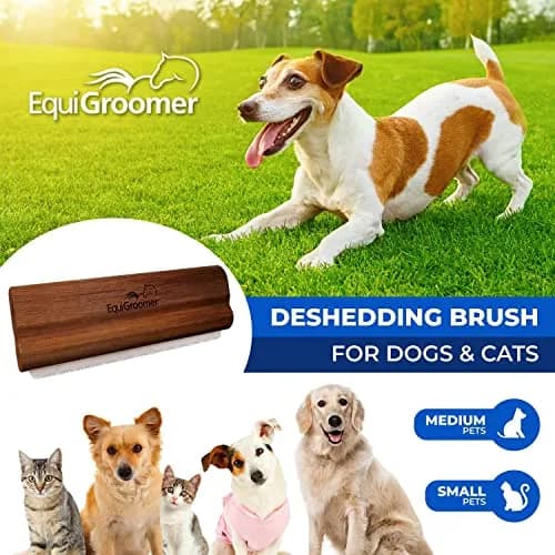 EquiGroomer 5-Inch Undercoat Deshedding Brush for Dogs & Cats, Mahogany | Removes Loose Fur & Undercoat thumbnail 3