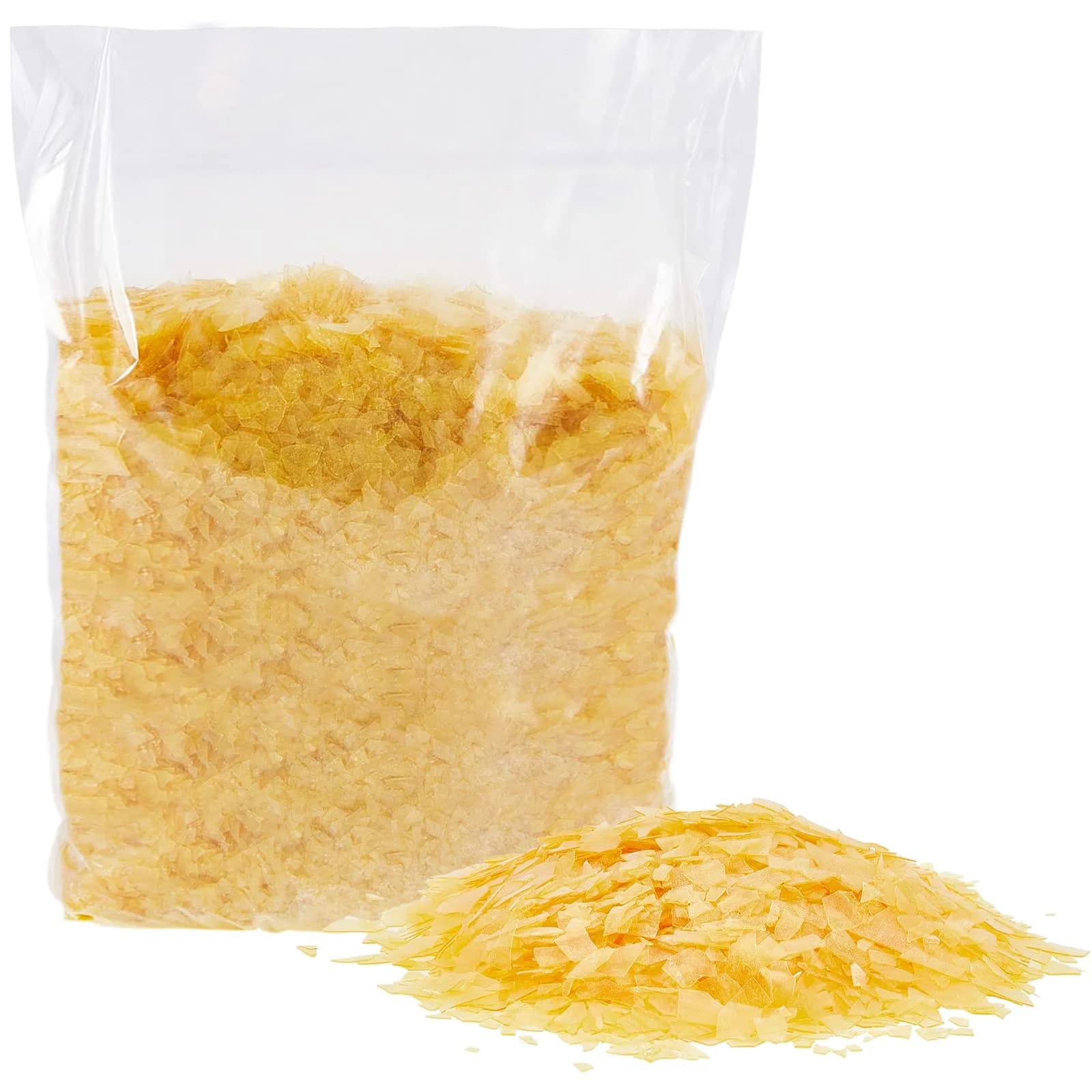 Weewooday Blonde Shellac Flakes 300g (11 oz) | Natural Resin Finish for Woodworking & Restoration - main product image