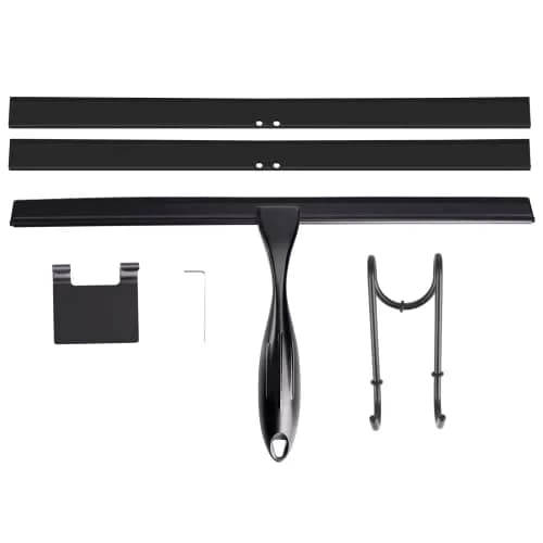TOOVEM 14'' Shower Squeegee for Glass Doors & Windows | Stainless Steel Bathroom Tool thumbnail 1
