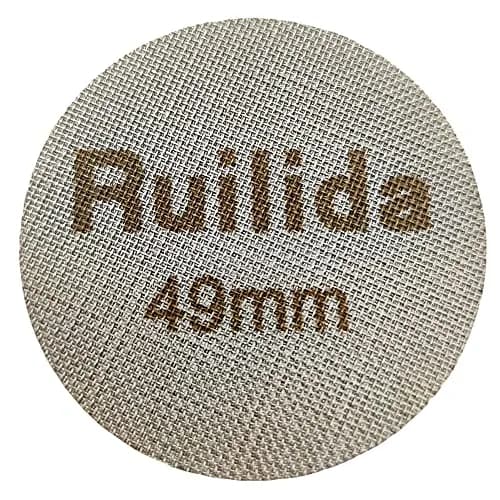 Ruilida Espresso Puck Screen 49mm | Reusable Stainless Steel Filter Plate for Espresso Portafilter (49mm) thumbnail 1