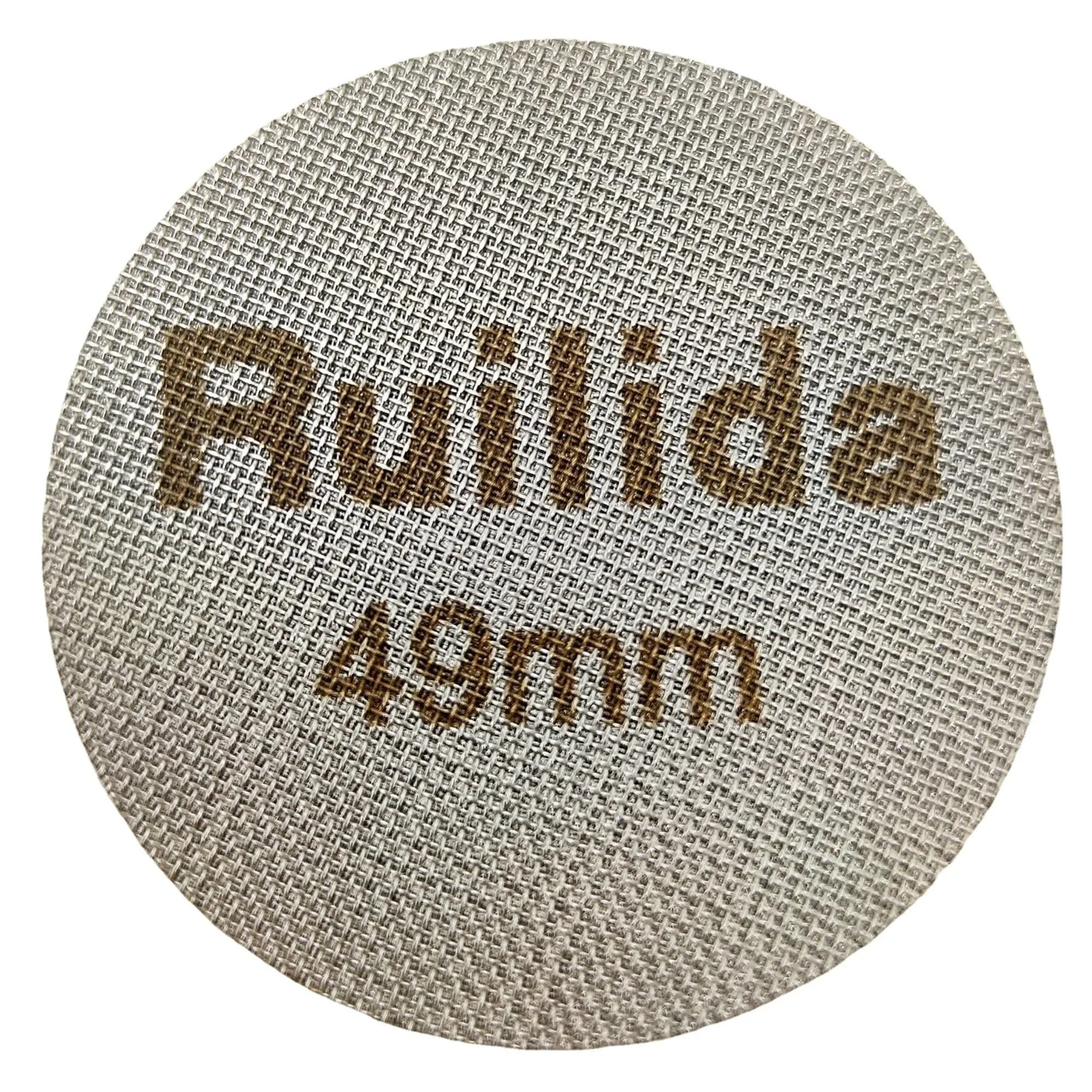 Ruilida Espresso Puck Screen 58.5mm | Reusable 150μm Stainless Steel Filter Plate — 49mm