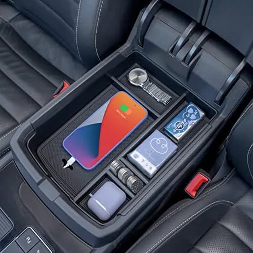 TOPINSTALL Center Console Tray for VW Atlas 2018-2023 | Interior Organizer & Storage thumbnail 1