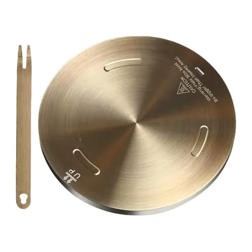 Grourarty 11-inch Heat Diffuser Plate with Handle | Induction Cooktop Converter for Even Cooking thumbnail 1