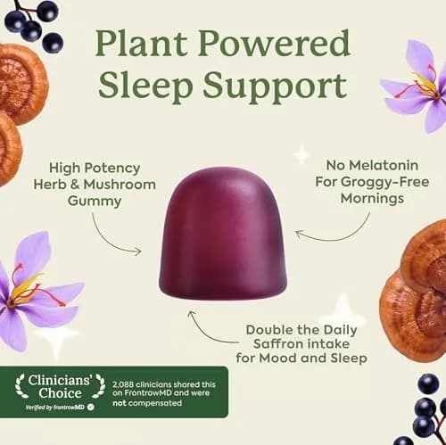 Plant People WonderSleep Mushroom Gummies Supplement for Sleep, 60ct | Natural Relaxation & Rest Support thumbnail 2