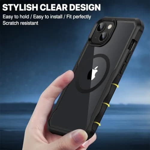 CENHUFO Privacy Case for iPhone 14/13 (6.1") with Built-in Screen & Camera Protector | Full Body Shockproof Magsafe Compatible thumbnail 7