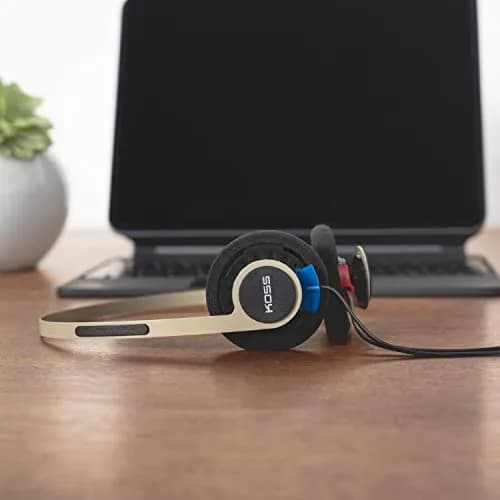 Koss KPH40 Utility On-Ear Headphones Rhythm Beige | Detachable Cord & 3.5mm Jack thumbnail 7