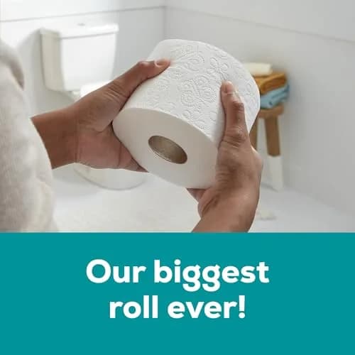 Angel Soft Toilet Paper 6 Super Mega Rolls (2880 Sheets Total) | Soft, Strong, Septic Safe thumbnail 2