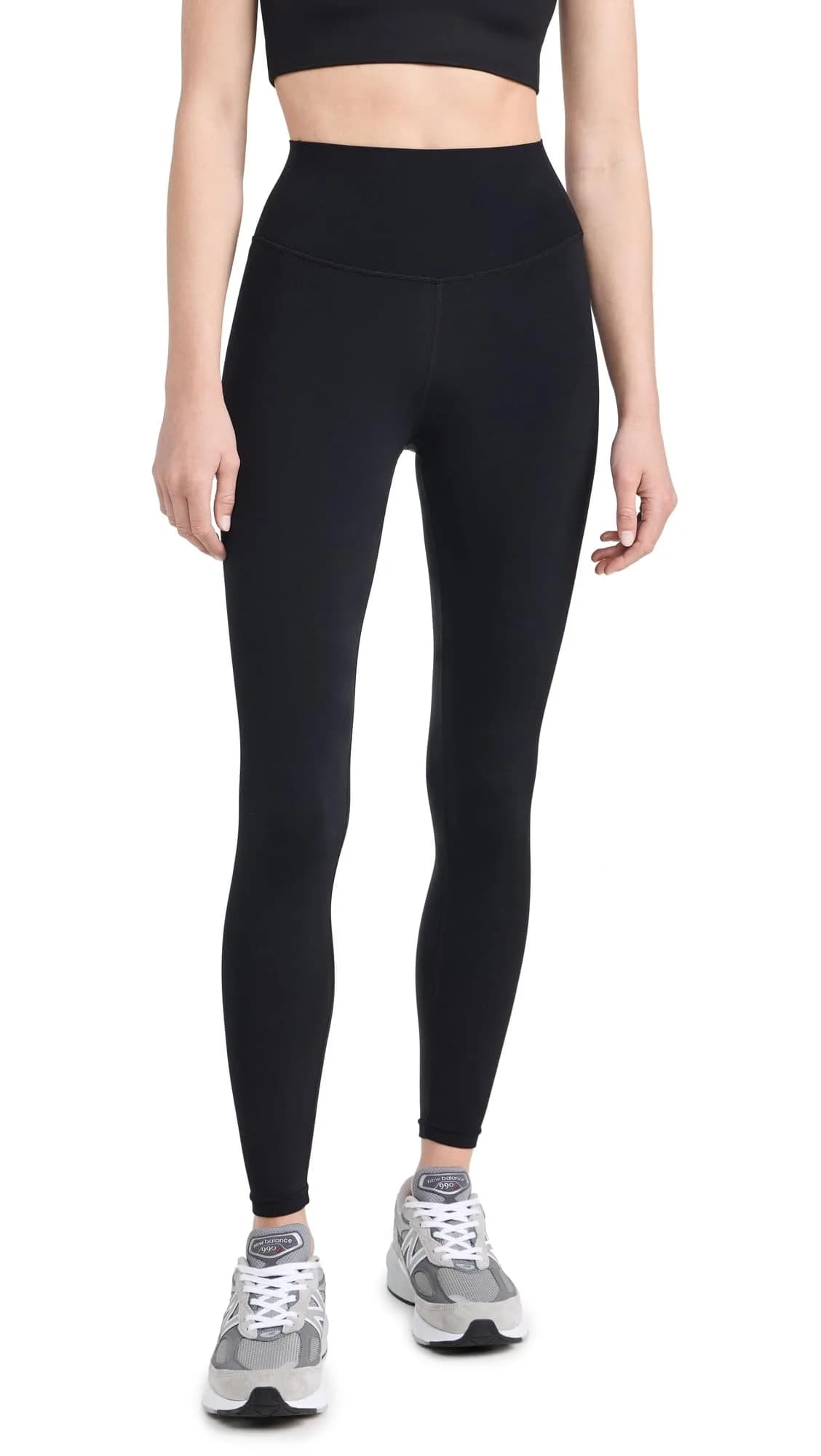 Splits59 Women's Airweight High-Waist Leggings 26" Indigo | Supportive, Moisture-Wicking Workout Wear — Black