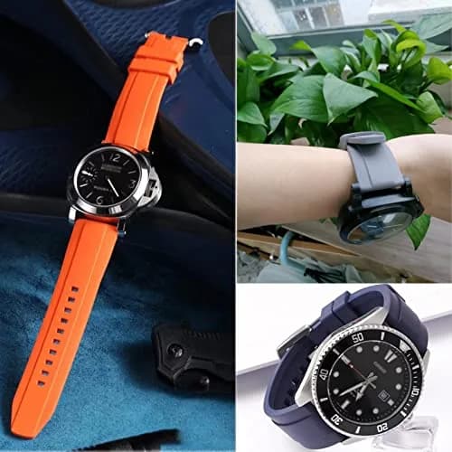 Niziruoup Watch Band Quick Release Fluororubber 19mm 20mm 21mm 22mm | Durable, Skin-Friendly, Waterproof thumbnail 7