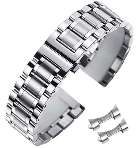 Niziruoup Stainless Steel Watch Band 20mm (0.79in) | Universal Metal Watch Strap for Smartwatches & Traditional Watches thumbnail 1