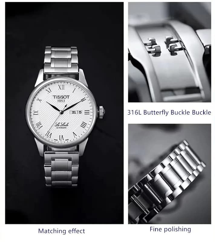 Niziruoup Stainless Steel Watch Band 20mm (0.79in) | Universal Metal Watch Strap for Smartwatches & Traditional Watches thumbnail 6