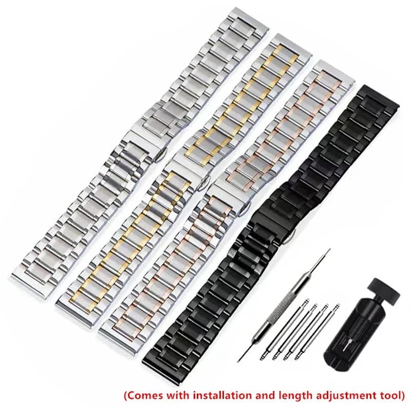 Niziruoup Stainless Steel Watch Band 18mm (0.71 in) | Universal Metal Watch Strap for Smartwatches and Traditional Watches thumbnail 12