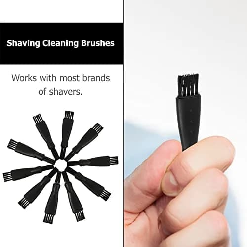 GLEAVI Electric Razor Cleaning Brushes 10-Pack | Dual-Head Design for Men's Shaver Maintenance thumbnail 9