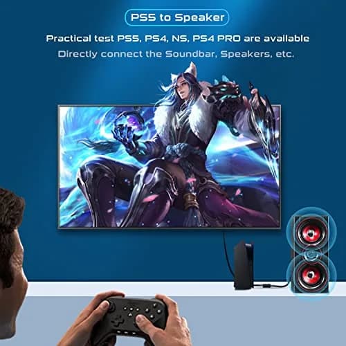 RYXN USB to Optical & 3.5mm Audio Converter with OTG Adapter | 192kHz/24-bit Digital to Analog Audio thumbnail 3