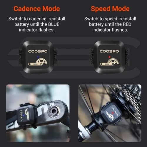 COOSPO GPS Cycling Computer BC107 & Bike Cadence/Speed Sensor BK467 | 2.4 Inch Auto-Backlight Display, Bluetooth/ANT+ thumbnail 9