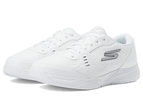Skechers Men's Viper Court Smash Pickleball Sneakers, White, 8 X-Wide | Athletic Court Performance thumbnail 2