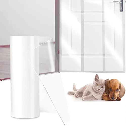 CHUANGSEED Clear Pet Door Protector 299.7 cm x 20.8 cm | Stops Pet Scratching on Doors & Frames thumbnail 6