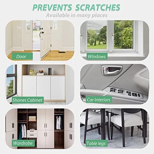 CHUANGSEED Clear Pet Door Protector 200" x 8.2" | Stops Dog & Cat Scratching thumbnail 4