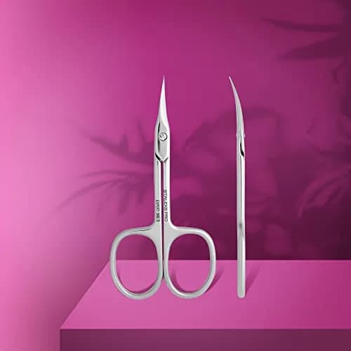 STALEKS PRO Expert 50 Cuticle Scissors - Stainless Steel, Extra Fine Curved Blade for Precise Cuticle Trimming thumbnail 5