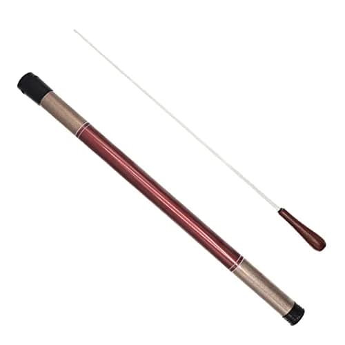 Cheerock Rosewood Handle Conducting Baton 15 Inch with Case | Balanced Weight for Precise Movements thumbnail 1