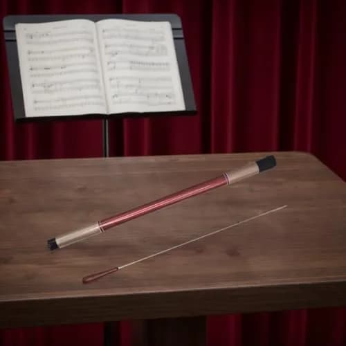 Cheerock Rosewood Handle Conducting Baton 15 Inch with Case | Balanced Weight for Precise Movements thumbnail 5
