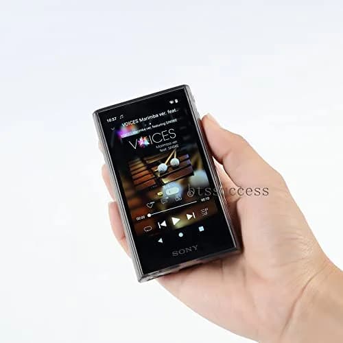 AudioPartner Soft Clear TPU Protective Shell Case with Tempered Glass for Sony Walkman NW-A300 Series NW-A306 NW-A307 | Grips & Protects Player thumbnail 5