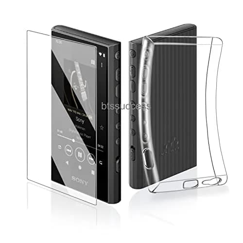 AudioPartner Soft Clear TPU Protective Shell Case with Tempered Glass for Sony Walkman NW-A300 Series NW-A306 NW-A307 | Protects Against Scratches and Dust thumbnail 1
