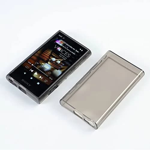 AudioPartner Soft Clear TPU Protective Shell Skin Case Cover for Sony Walkman NW-A300 Series NW-A306 NW-A307 with Tempered Glass | Protects Against Scratches and Drops thumbnail 1