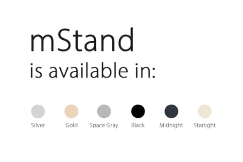Rain Design mStand Laptop Stand Midnight | 15.6" (39.4 cm) Aluminum Ergonomic Riser thumbnail 5