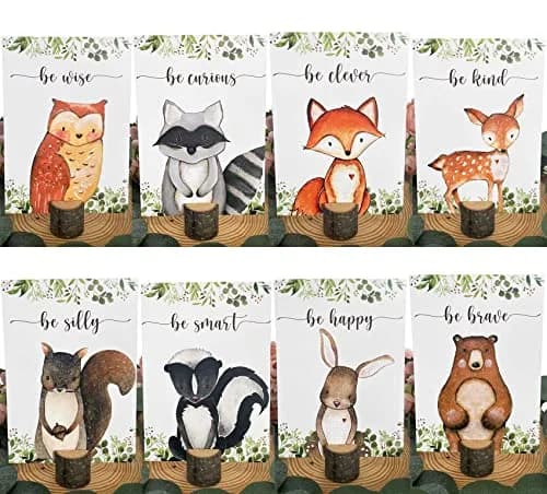 Buerhanerry Woodland Centerpieces 8 pcs | Woodland Baby Shower Table Decor thumbnail 1