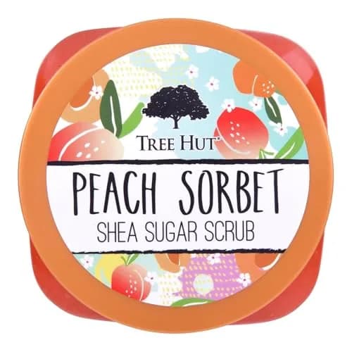 Tree Hut Shea Sugar Scrub, Peach Sorbet 18 oz | Exfoliating & Hydrating Body Scrub for All Skin Types thumbnail 2