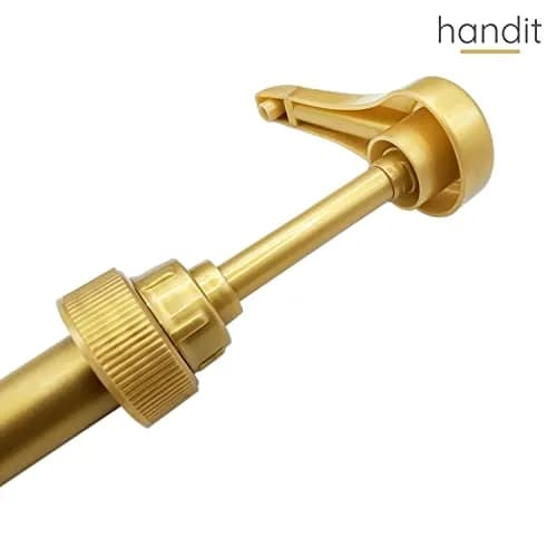 HANDIT Gold Coffee Syrup Pumps 750ml (25.4oz) 6-Pack | Fits Torani, DaVinci Plastic Bottles | Dispenses 8cc Per Pump thumbnail 3