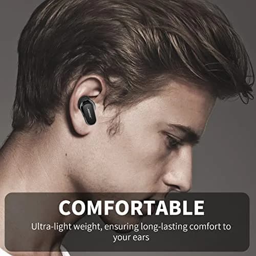 WOFRO Bose QuietComfort Ear Tips Covers - 5 Pairs, Anti Slip Silicone Sport Wingtip, Compatible with QC Earbuds 2 & Ultra (Black) | Secure Fit & Comfort thumbnail 6