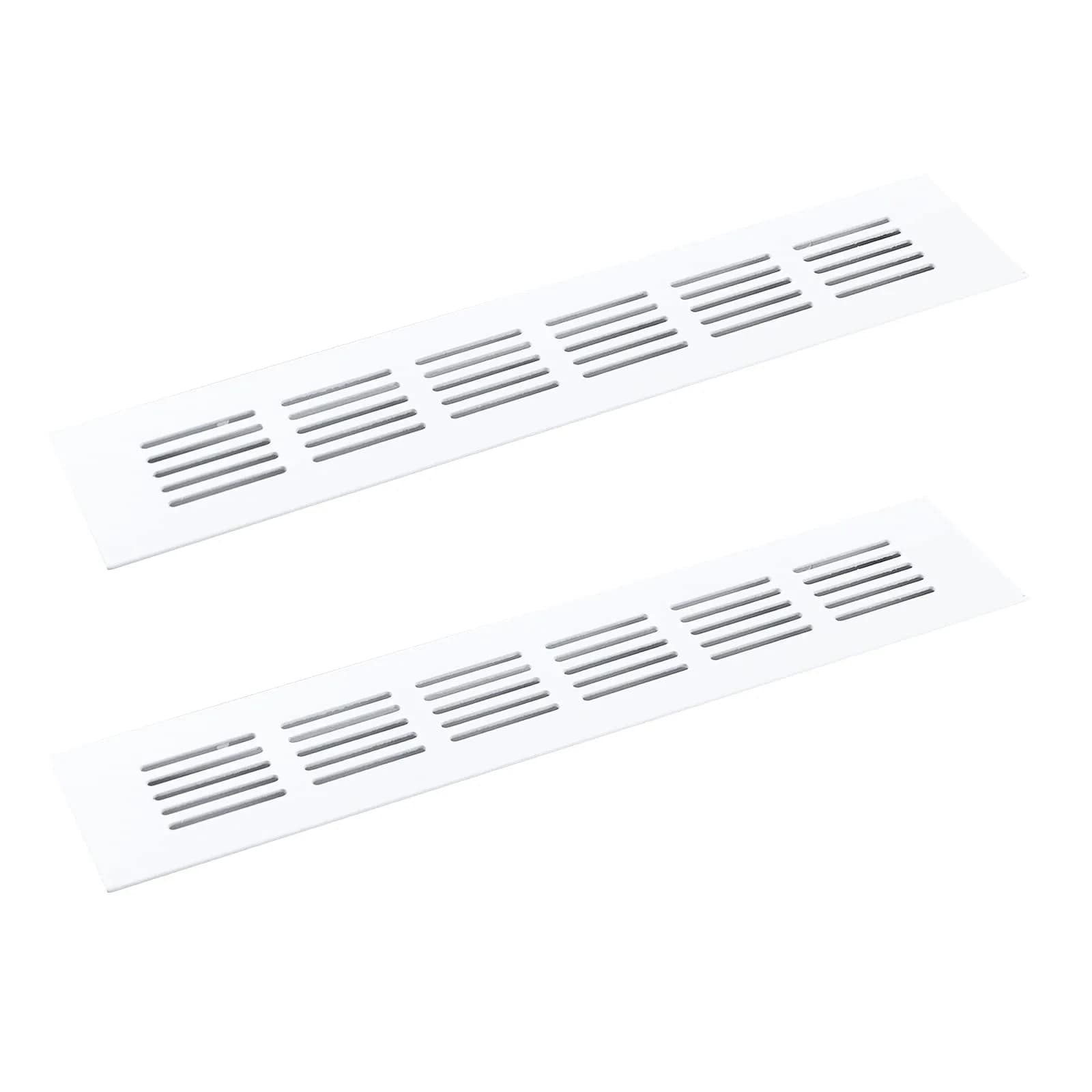 Geesatis Air Vent Covers, 2Pack White, Fits 8.6'' x 1.3" Duct Openings | Rust-Proof Aluminum