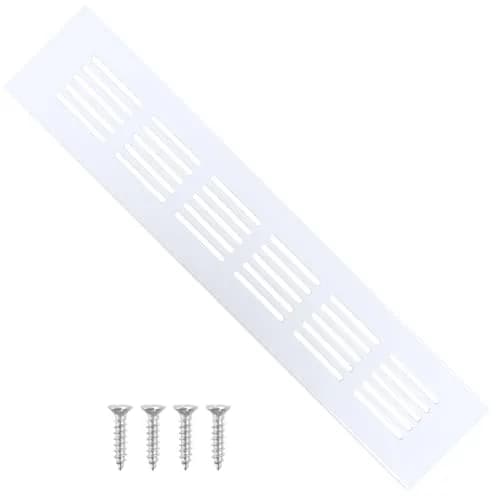 Geesatis Air Vent Covers, 2Pack White, Fits 8.6'' x 1.3" Duct Openings | Rust-Proof Aluminum thumbnail 3