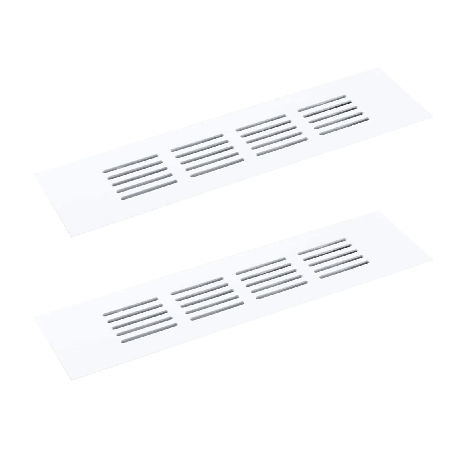 Geesatis Air Vent Covers, 2Pack White | Rust-Proof Aluminum Ventilation Grilles