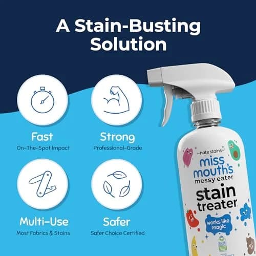 Miss Mouth's Messy Eater Stain Treater Spray 473ml (16 Fl Oz) | EPA Safer Choice Certified Laundry Stain Remover thumbnail 4