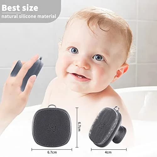 VWMYQ Face Scrubber Facial Cleansing Brush Waterproof Silicone for Men | Gentle Pore Cleanser & Exfoliator thumbnail 4