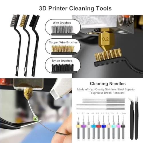 Mintion 82PCS 3D Printer Tool Kit with Case for Print Removal, Cleaning & Repair | 3D Printer Accessories thumbnail 2