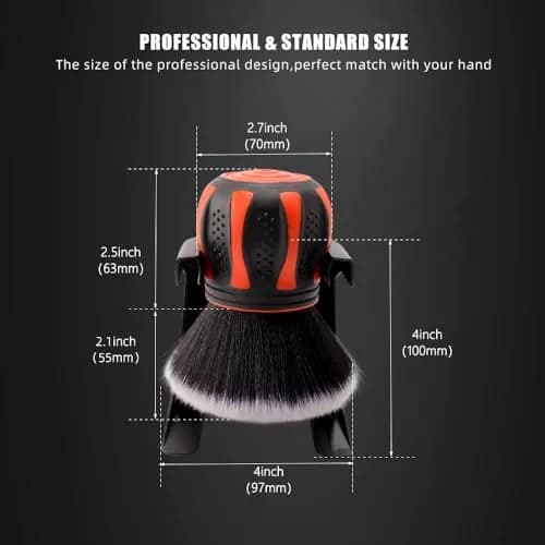 SPTA Ultra Soft Detailing Brush XL | Car Interior & Exterior Cleaning Tool thumbnail 2