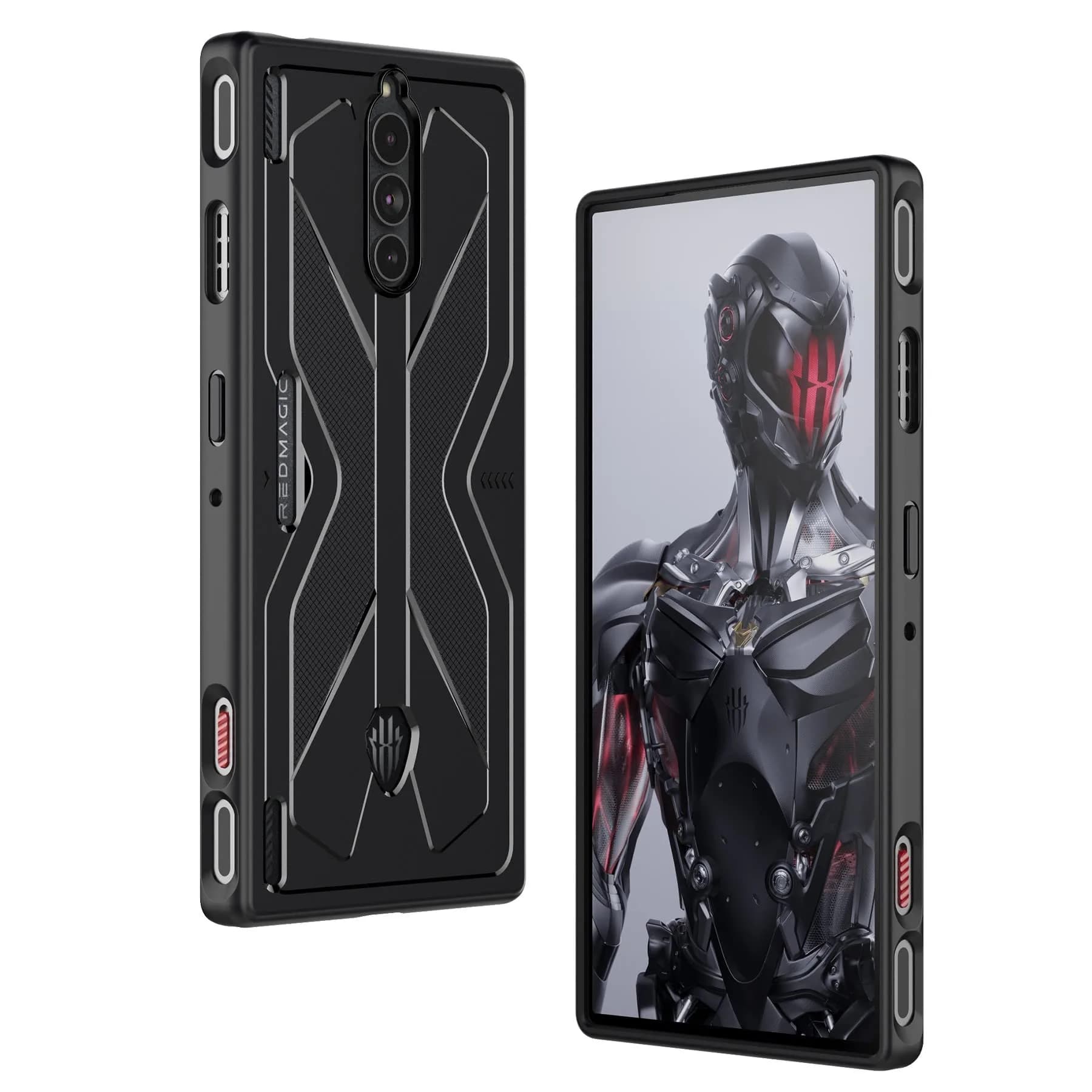Cresee Flexible TPU Case for Red Magic 8 Pro/8S Pro (6.8") | Shockproof, Anti-Scratch, Matte Finish — Black