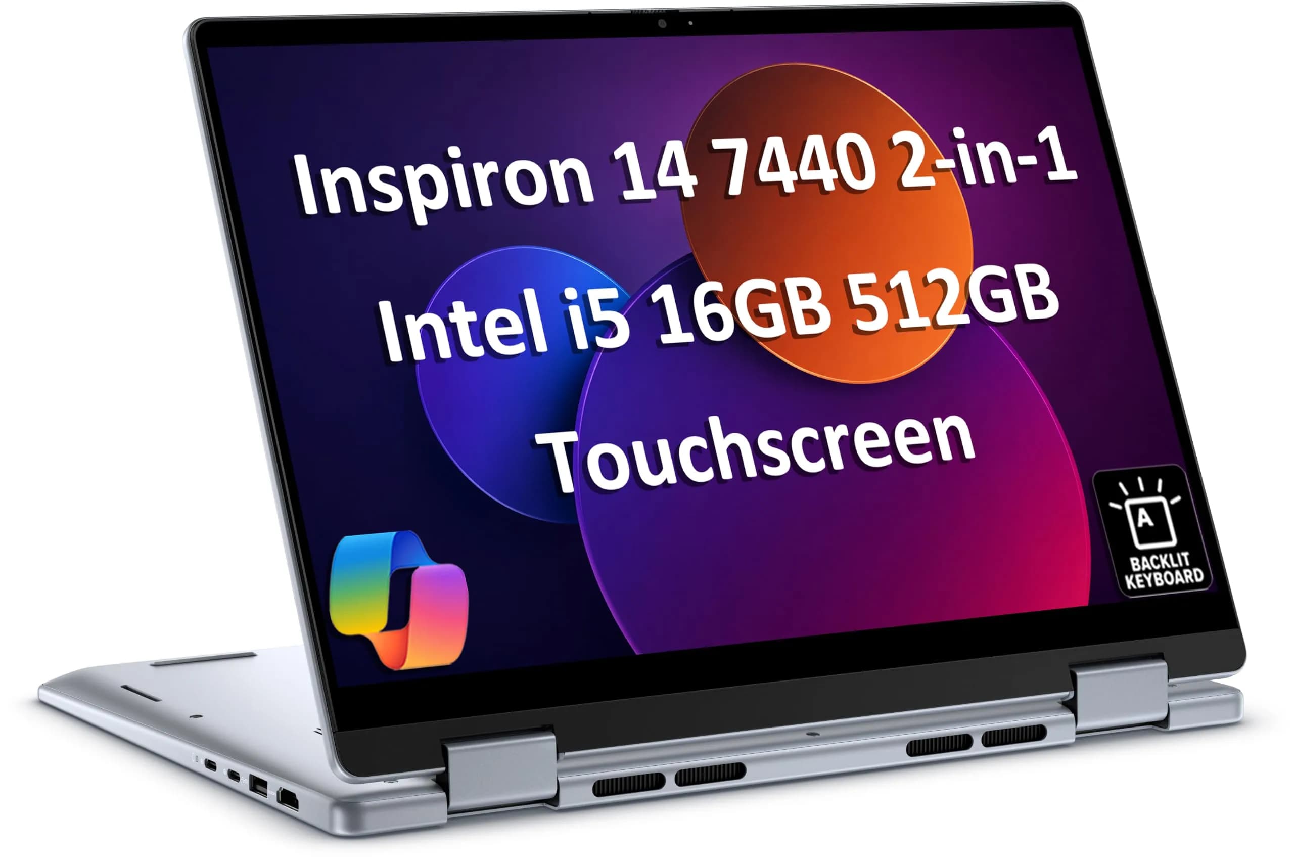 Dell Inspiron 14 7440 2-in-1 Laptop Core 5 120U | 16GB DDR5, 512GB SSD, Touch - main product image