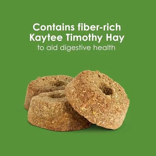 Kaytee Timothy Biscuits Baked Treat with Apple for Rabbits, Guinea Pigs, Chinchillas, Hamsters, Gerbils, and Mice, 10 oz (283.5 g) thumbnail 2