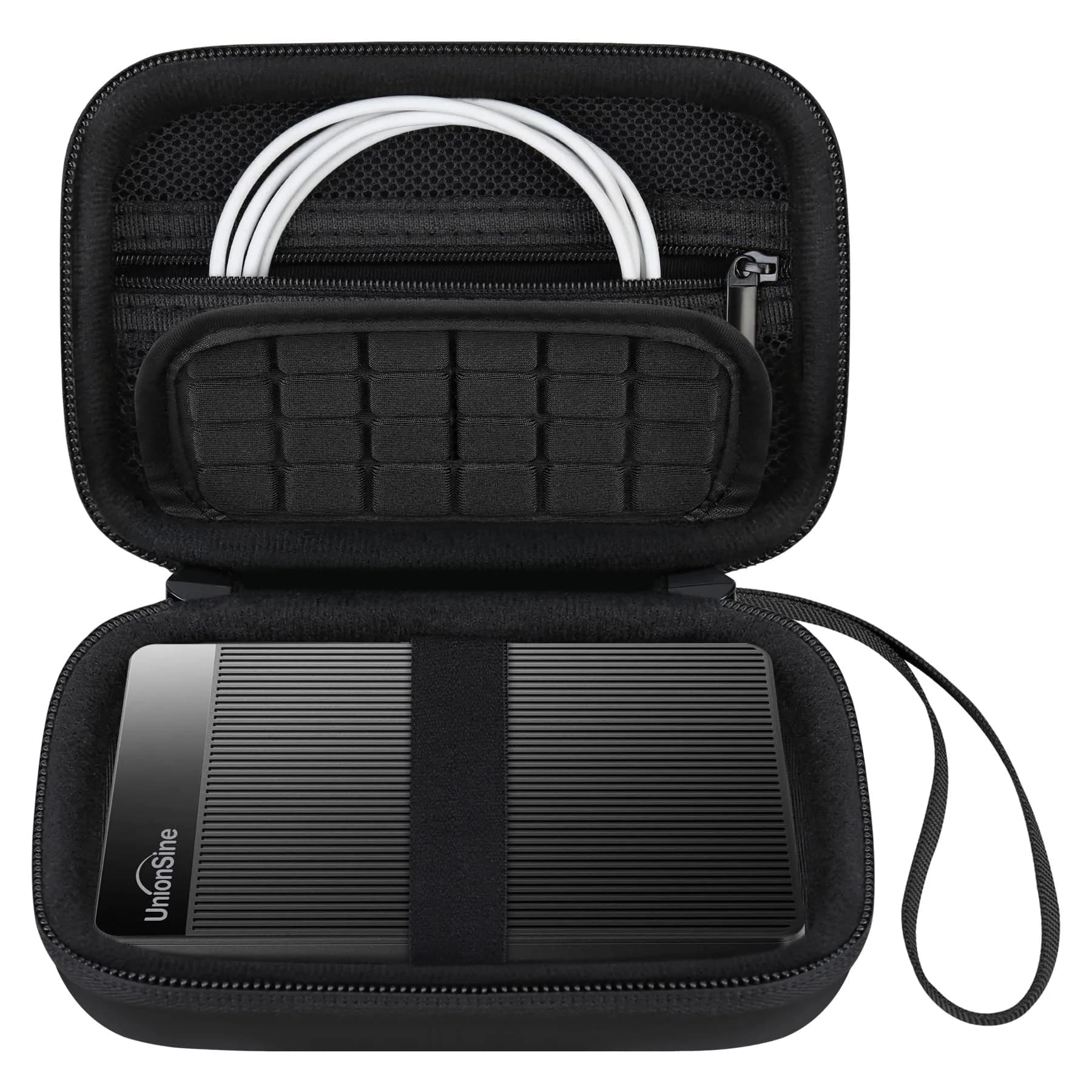 Canboc Hard Case for UnionSine Ultra Slim Portable External Hard Drive HDD | Durable PU & EVA Shell, Shockproof, Compact & Lightweight - main product image