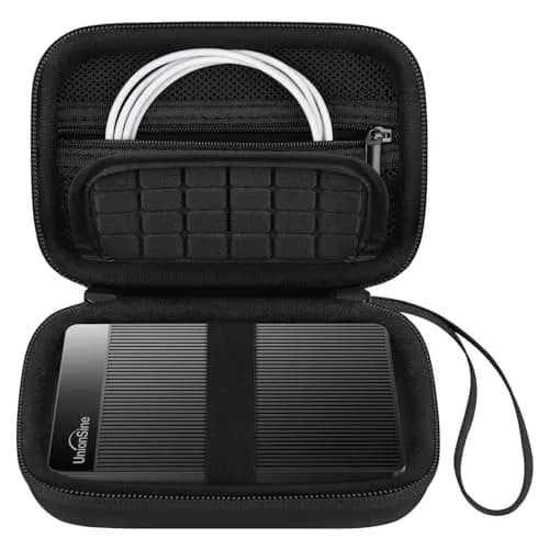 Canboc Hard Case for UnionSine Ultra Slim Portable External Hard Drive HDD | Durable PU & EVA Shell, Shockproof, Compact & Lightweight thumbnail 1