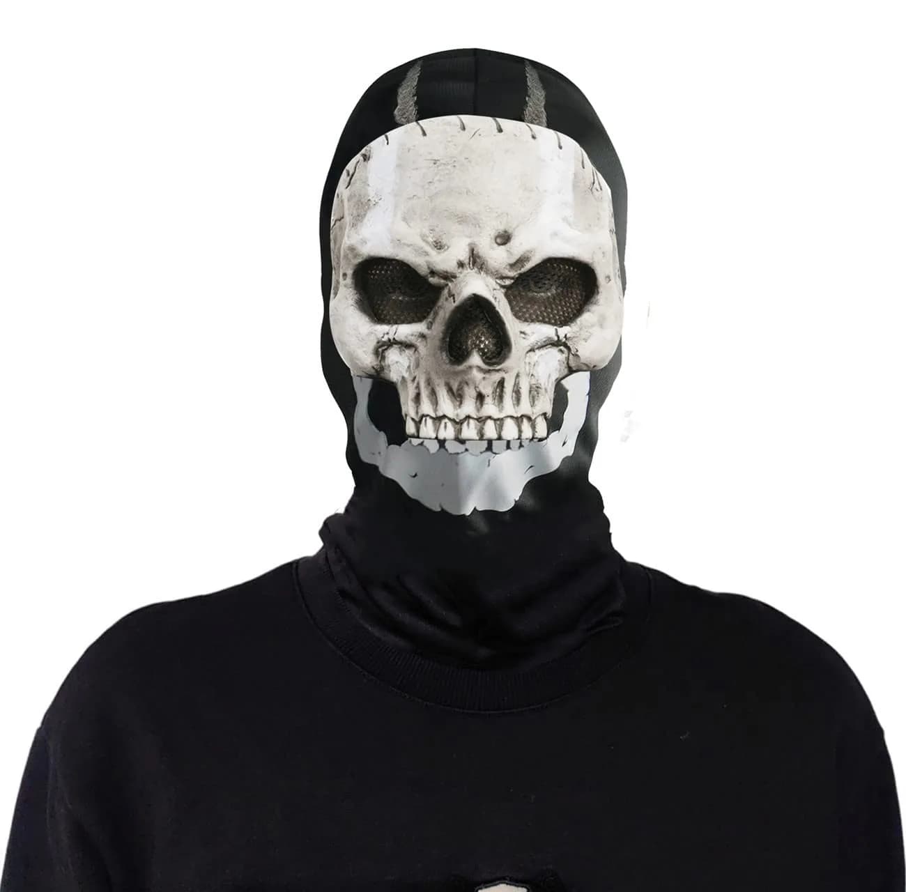 Masfrida Ghost Skull Mask Full Face Unisex for War Game Outdoor Sport Halloween Cosplay | One Size