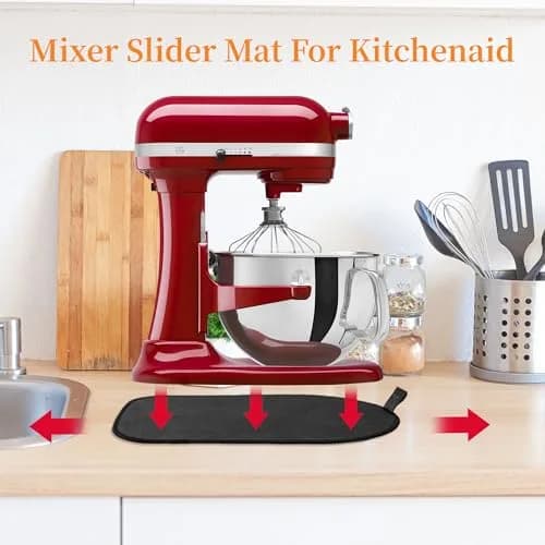 Owowong Sliding Mat for Kitchenaid Mixer 14.57" x 10" | Waterproof Neoprene & Rubber thumbnail 2